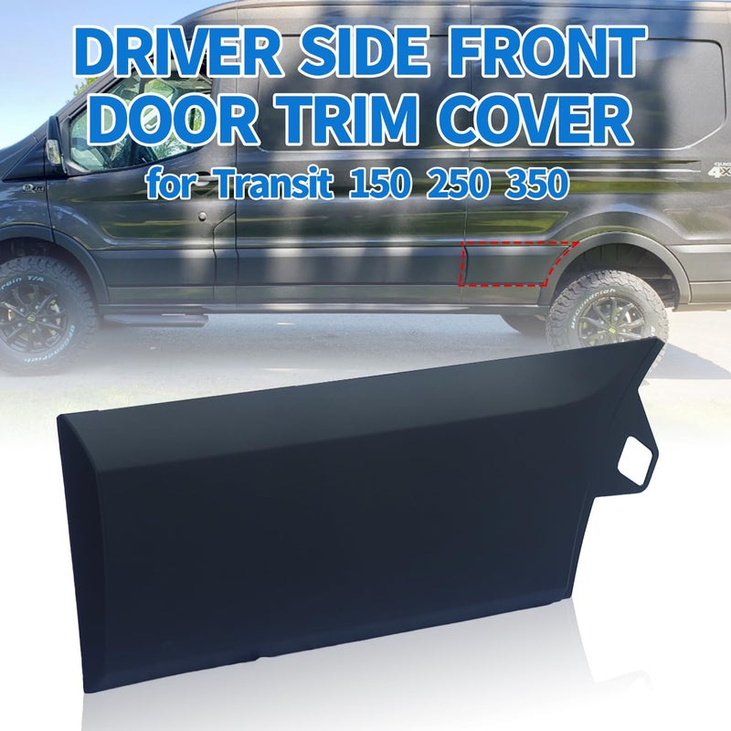 Spwrney Rear Trim Molding Cover for Transit 150 250 350 HD 2015-2024, 148WB and 148WB EXT Single Rear Wheel Exterior Side Body Lower Panel Accessories, Driver Left Side, 1PC - Image 3